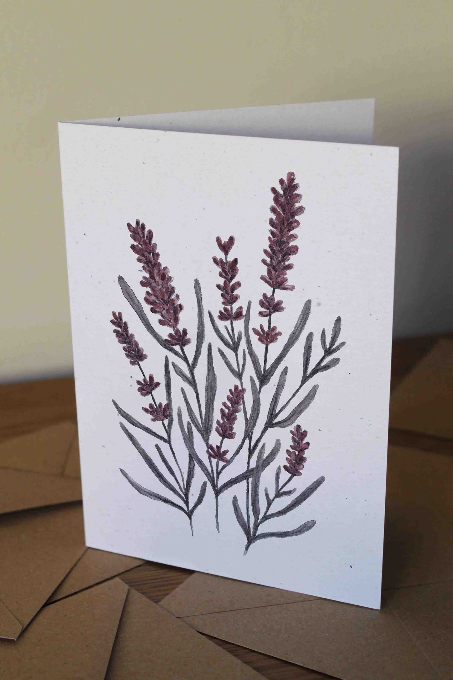 Lavender- greeting card