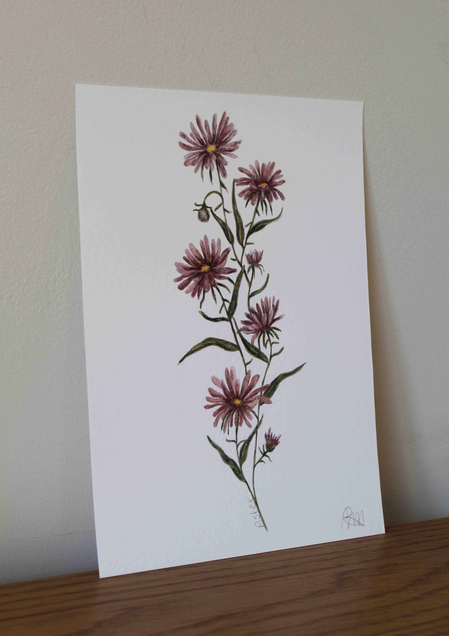 Personalised Birth Flower Print