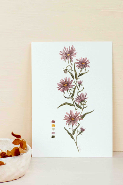 Personalised Birth Flower Print