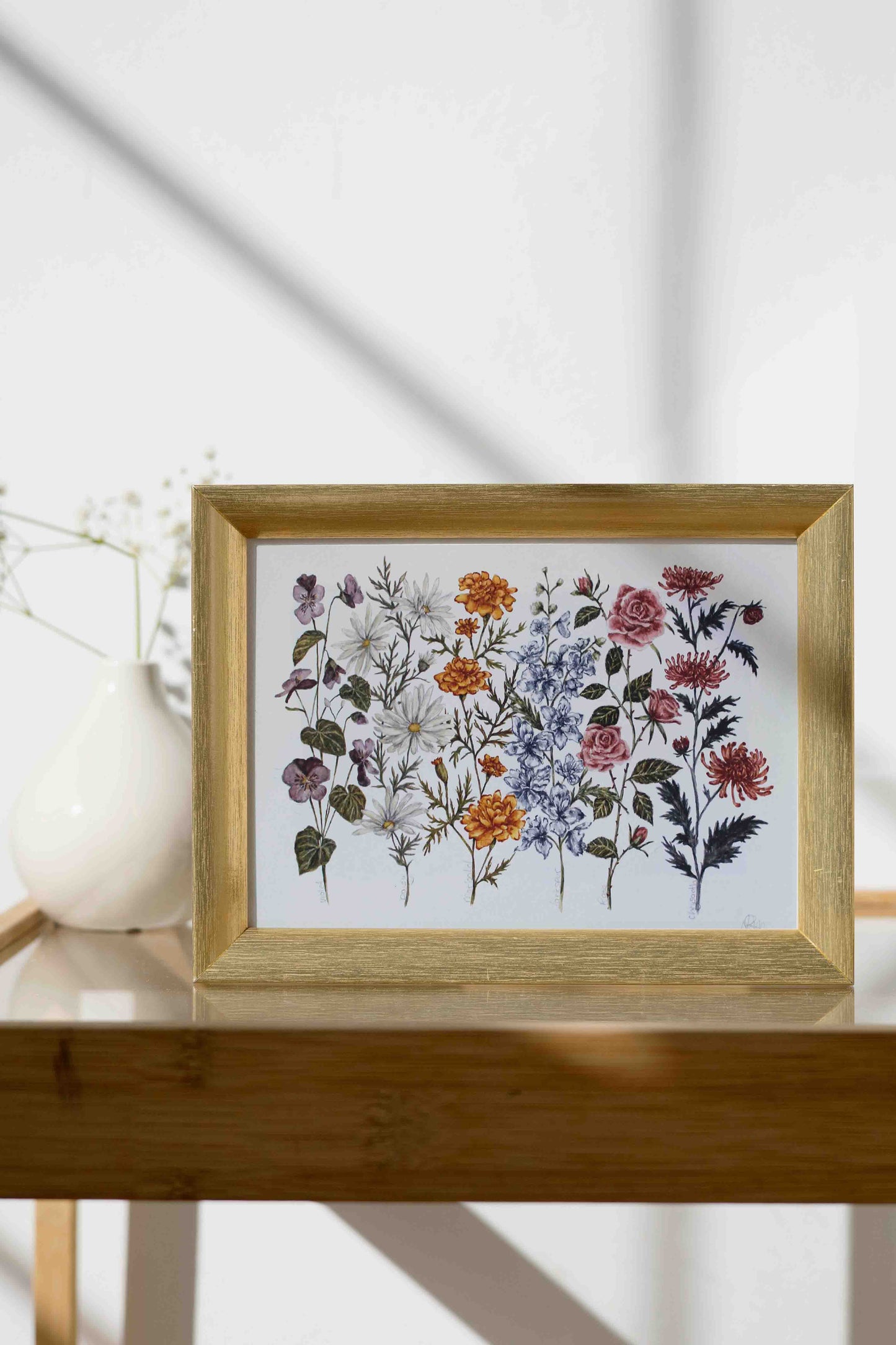 Personalised Birth Flower Print