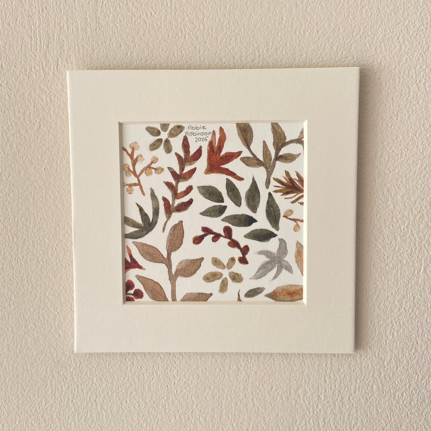 2nd- Fern and Flora mounted section