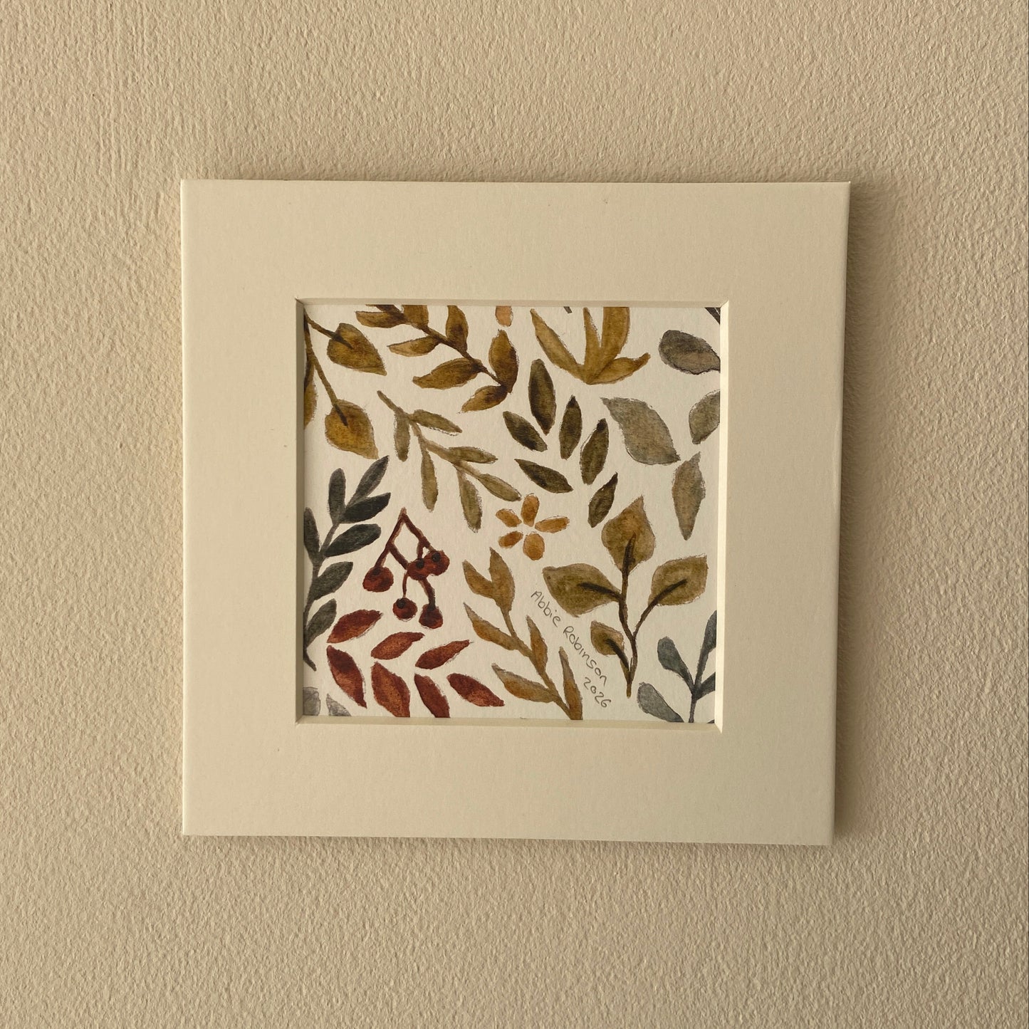 3rd- Fern and Flora mounted section