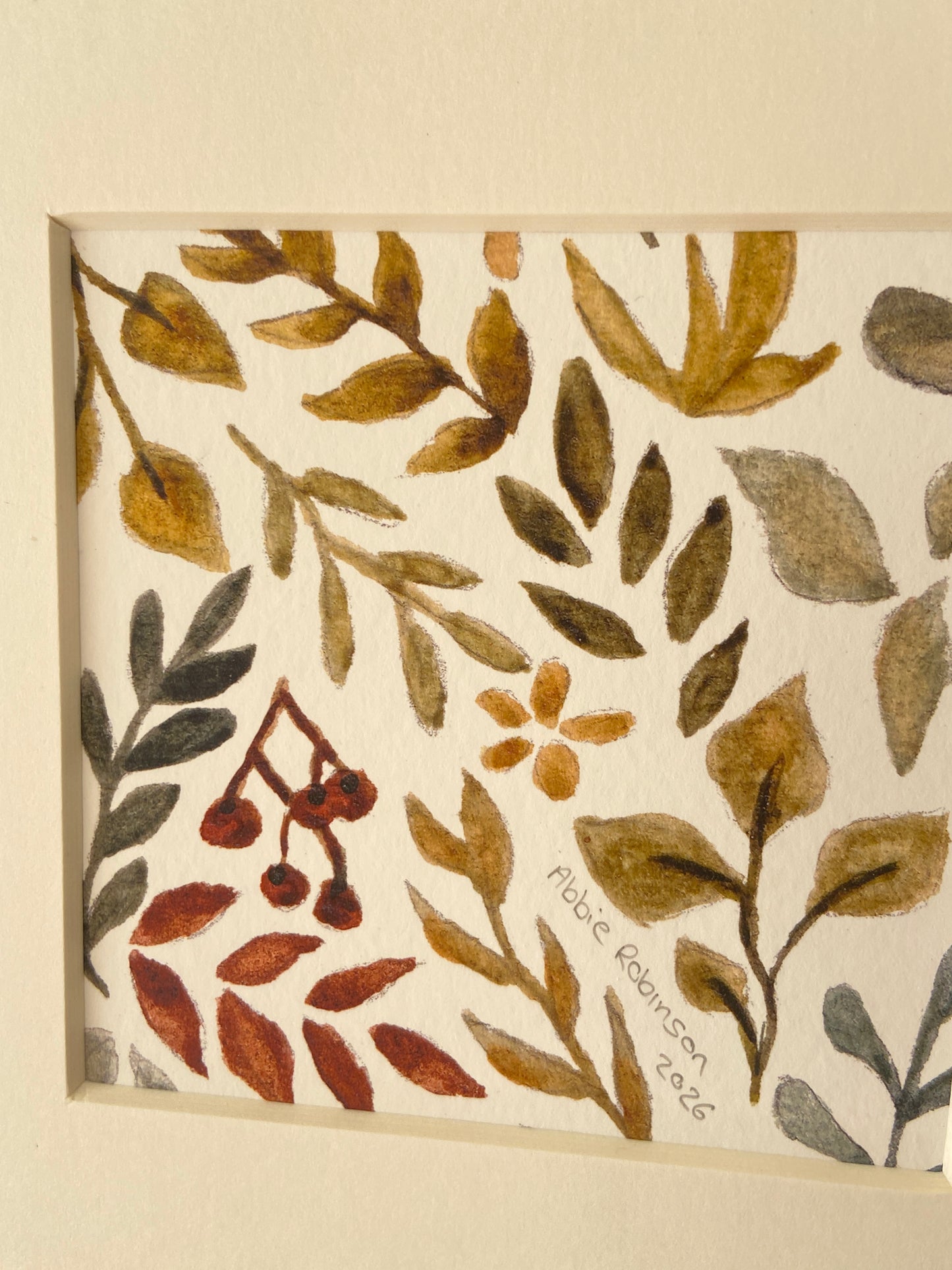 3rd- Fern and Flora mounted section
