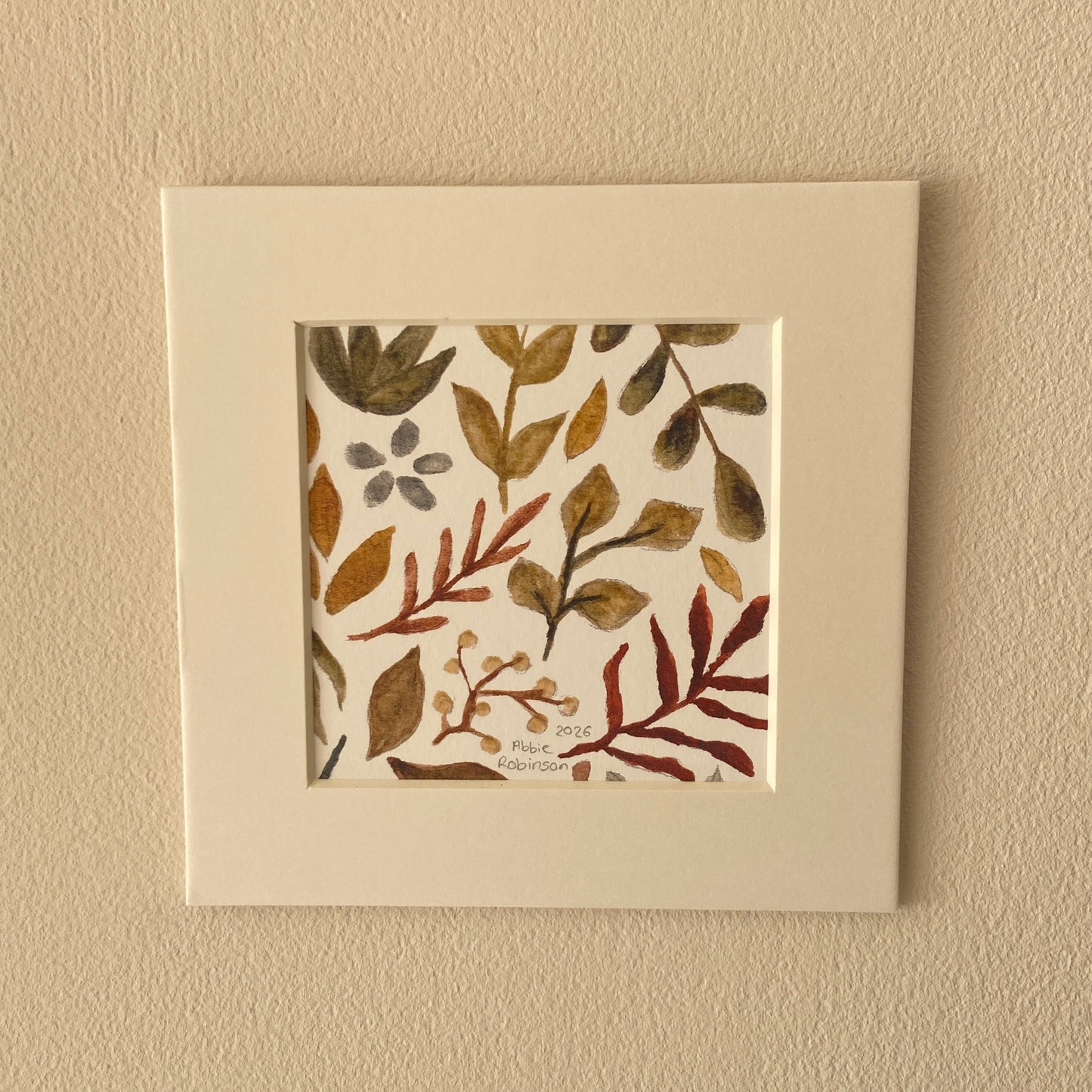 9th- Fern and Flora mounted section