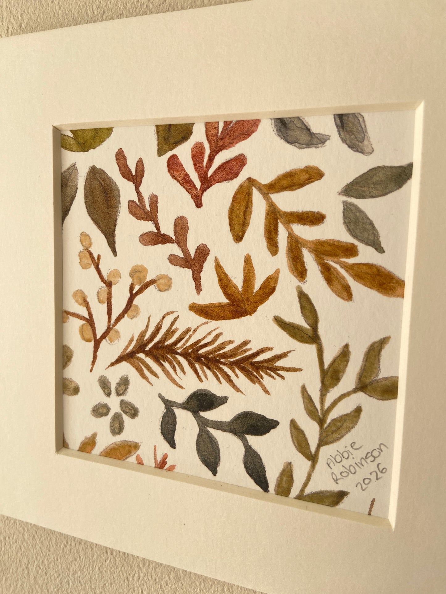 6th- Fern and Flora mounted section