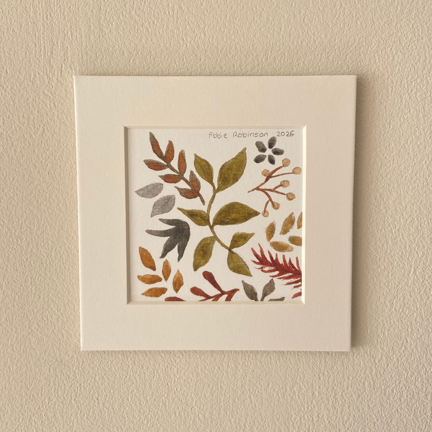8th- Fern and Flora mounted section