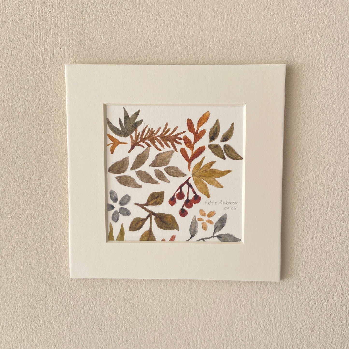 7th- Fern and Flora mounted section