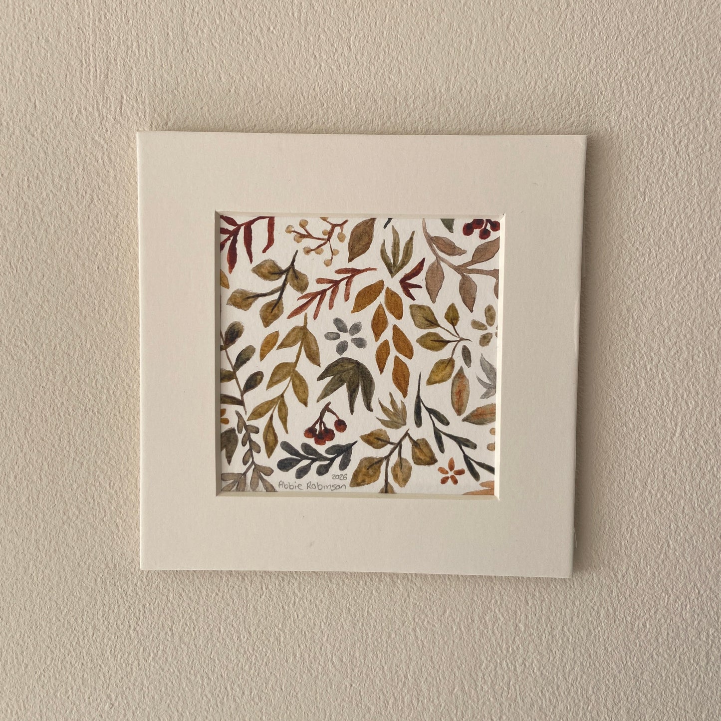 5th- Fern and Flora mounted section