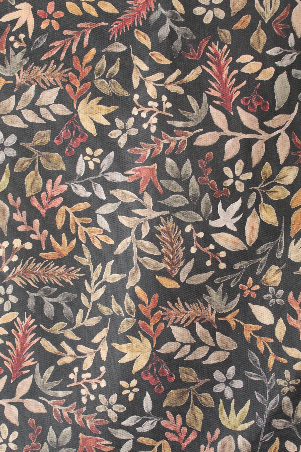 Fern and flora print tea towel