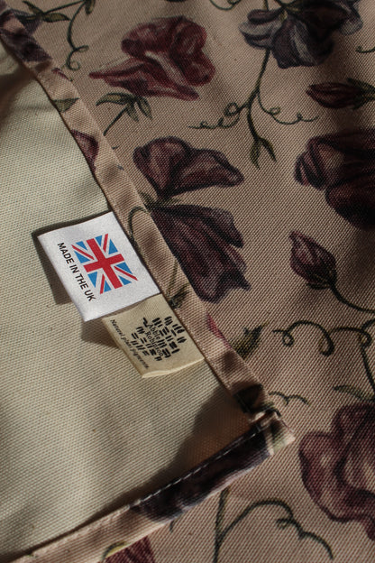 Sweet pea print tea towel