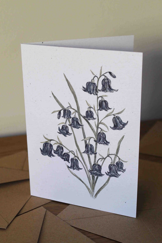 Blue bell- greeting card