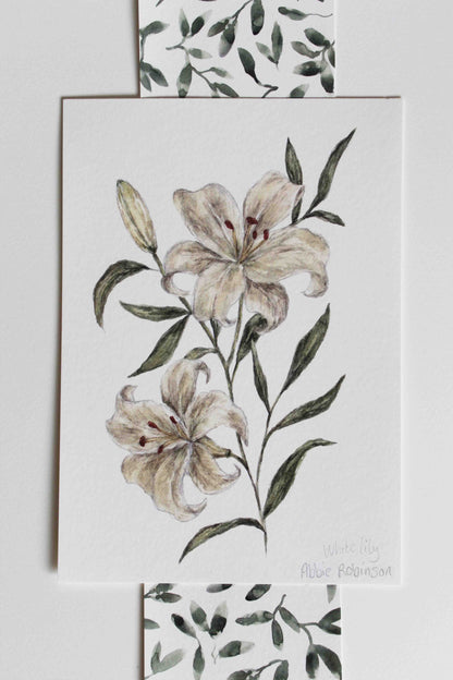 White lilies
